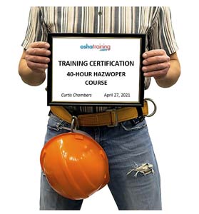 40 Hour Hazwoper Training Certification