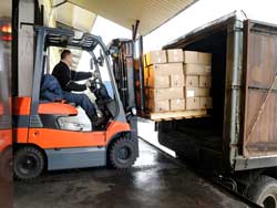Forklift operator training sit down
