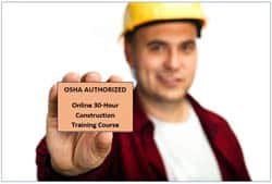 Online OSHA 30 Hour Construction Training