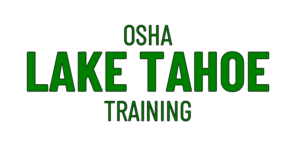 osha training lake tahoe